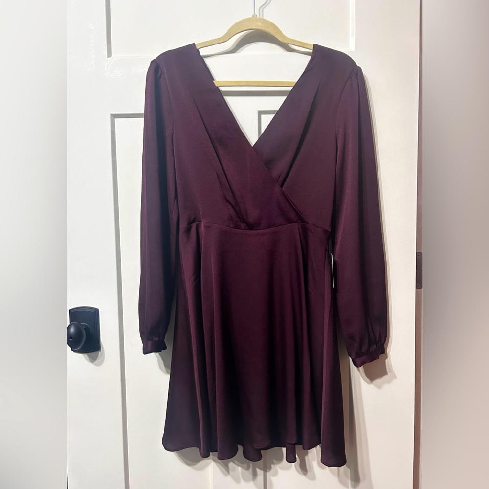 EXPRESS Burgundy Dress NWT